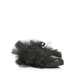 Joshua Sanders Tulle Story Donna Low-top Sneakers In Black Size 38